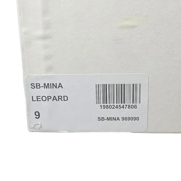 NEW Betsey Johnson Jovi Leopard Rhinestone Design Slingback Heels size - Picture 12 of 13